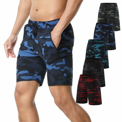 Shorts Deportivos Camuflaje Secado Rápido para Hombre - Image 8