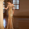 Vestido de Gala Elegante Hombros Descubiertos