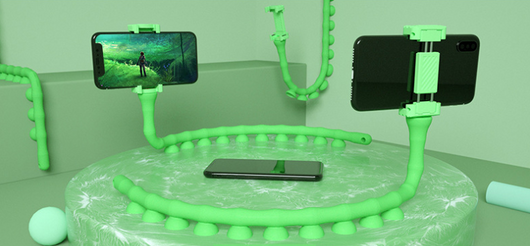 Soporte Flexible para Celular con Ventosa - Brazos Giratorios para Pared, Escritorio y Bicicleta - Image 12