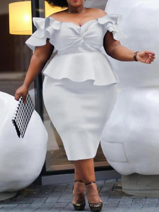 Vestido con Volantes y Detalle de Moño - Falda Escalonada con Bolsa - Image 17