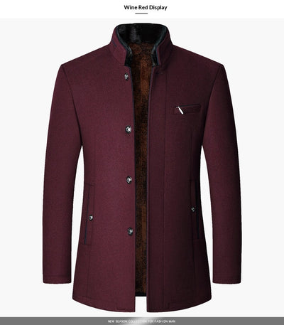 Chaqueta Casual para Hombre con Cuello de Pie - Image 8