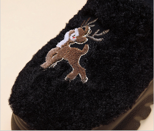 Zapatos Plataforma Mujer Invierno Terciopelo - Tacón Medio Cómodo - Image 6