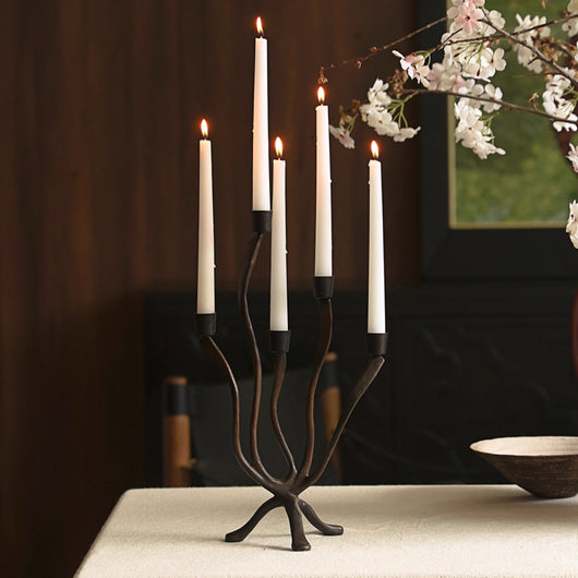 Candelabro Ramificado Negro de Múltiples Brazos - Image 3