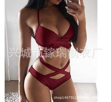 Bikini Negro y Blanco Abierto para Mujer - Traje de Baño Moderno - Image 16