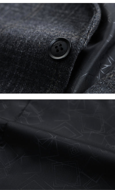 Blazer Cuadros Hombre Elegante para Negocios - Image 11