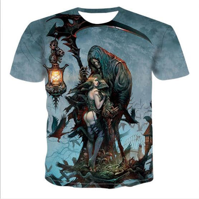 Camisetas 3D Calavera para Hombre - Diseño Impactante - Image 3