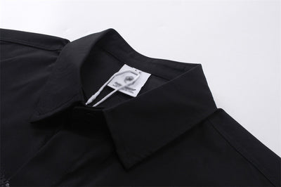 Camisa de Manga Corta con Estampado Abstracto para Hombre - Image 11