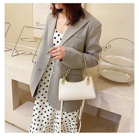 Bolso de Mano con Cadena Gruesa Axilar - Image 16