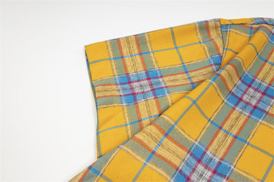 Camisa Suelta a Cuadros de Manga Corta para Hombre - Image 11