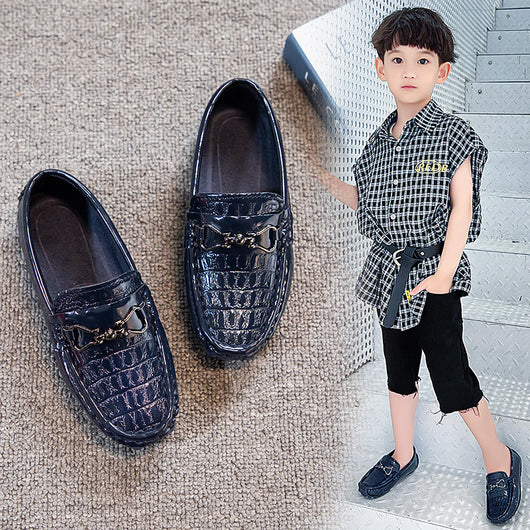 Zapatos de Cuero Estilo Británico para Niños Step On - Image 5