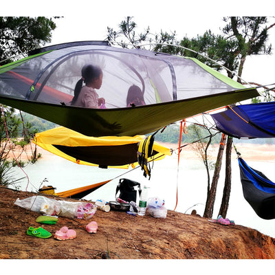 Tienda de Campaña Colgante Elevada para Camping y Caza - Image 11