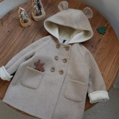Abrigo Reversible de Lana Cachemira Doble Cara para Otoño e Invierno - Image 6