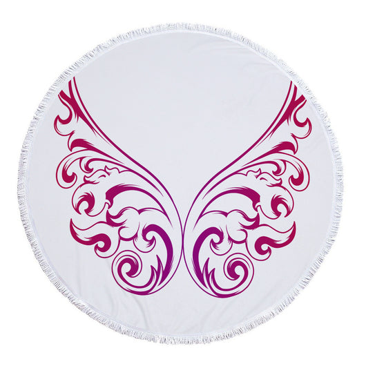 Toalla de Playa Redonda Microfiber con Borlas - Suavidad Premium - Image 9