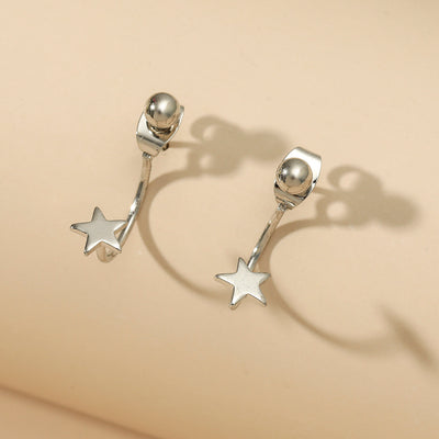 Aretes Gancho Estrella Personalidad Fashion - Image 6