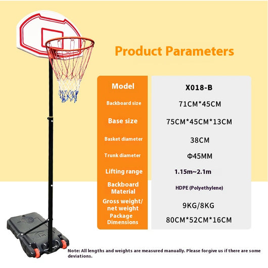 Canasta de Baloncesto Ajustable para Interiores y Exteriores - Image 8