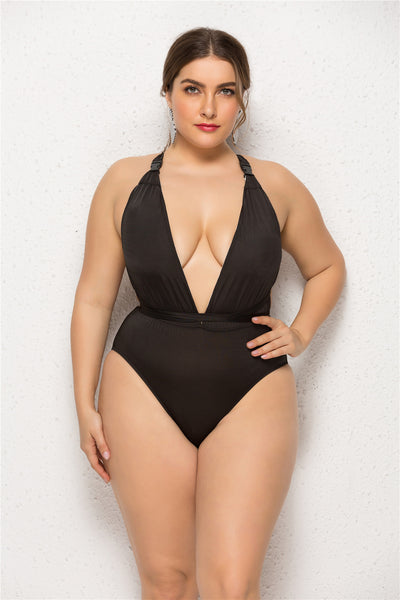 Traje de Baño Enterizo Talla Grande para Mujer - Image 3