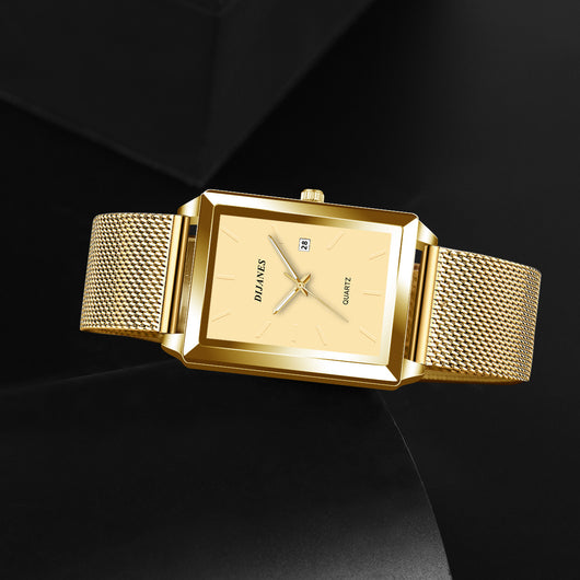 Reloj de Cuarzo para Hombre con Diseño Cuadrado - Image 12