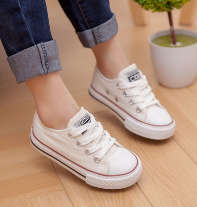 Zapatos de Lona Antideslizantes para Toda la Familia - Blanco - Image 3
