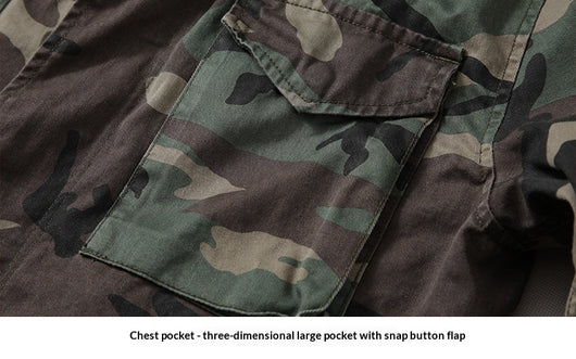Chaqueta de Trabajo Estilo Retro Americano para Hombre - Image 9