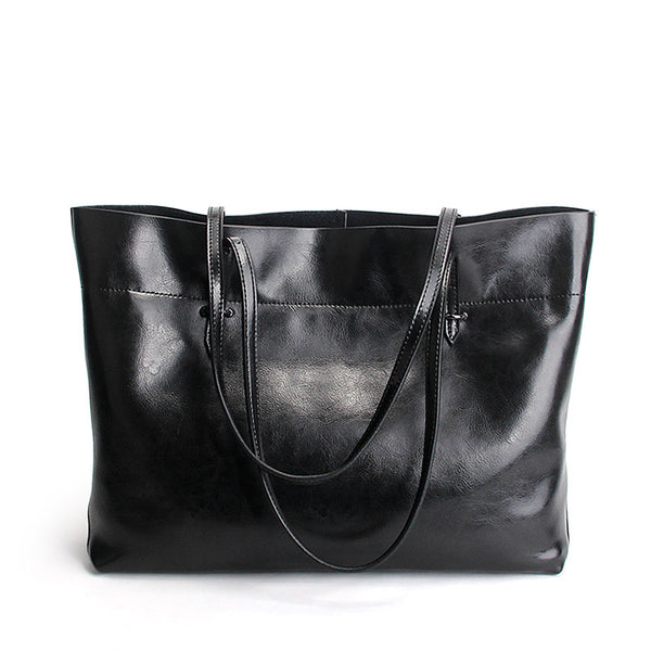 Bolso de Cuero Encerado con Bandolera - Diseño Portátil y Elegante - Image 6