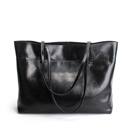 Bolso de Cuero Encerado con Bandolera - Diseño Portátil y Elegante - Image 6