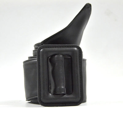 Cinturón Ancho de Piel de Oveja para Mujer - Image 3