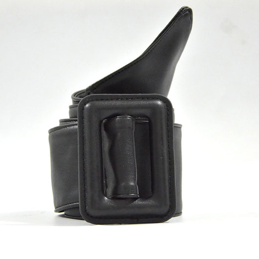 Cinturón Ancho de Piel de Oveja para Mujer - Image 3