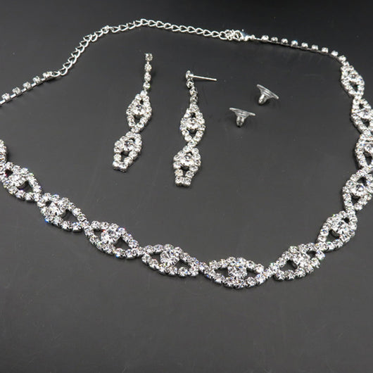 Juego de Joyas para Novia - Set Elegante de Aleación Chapada - Image 3