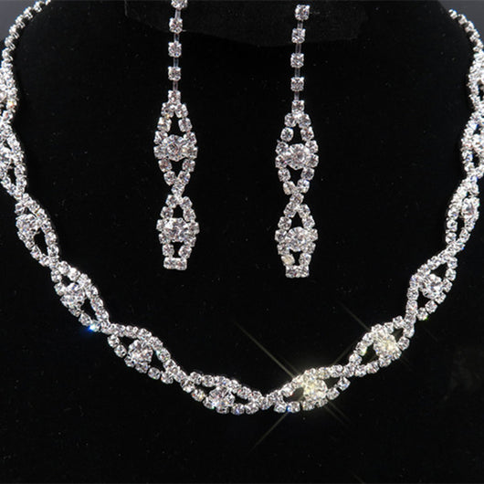 Juego de Joyas para Novia - Set Elegante de Aleación Chapada - Image 4
