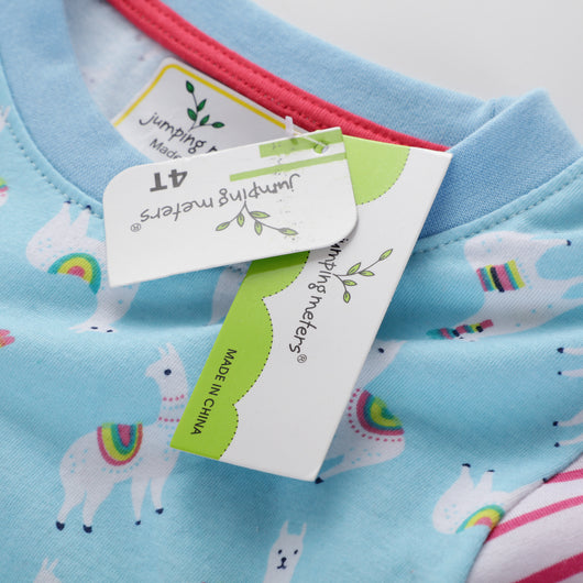 Vestido Infantil de Manga Larga con Diseños Animados - Image 5