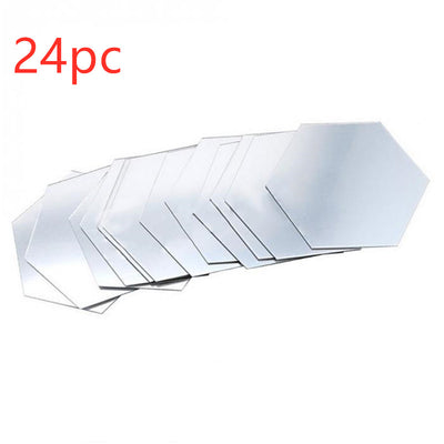 Espejo Hexagonal Acrílico 3D - Adhesivo Decorativo de Pared con Efecto Cristal - Image 62