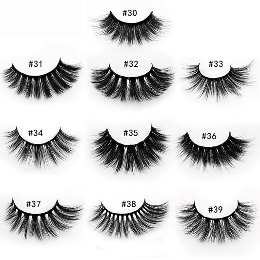 Pestañas Postizas Estilo Europeo y Americano para Maquillaje