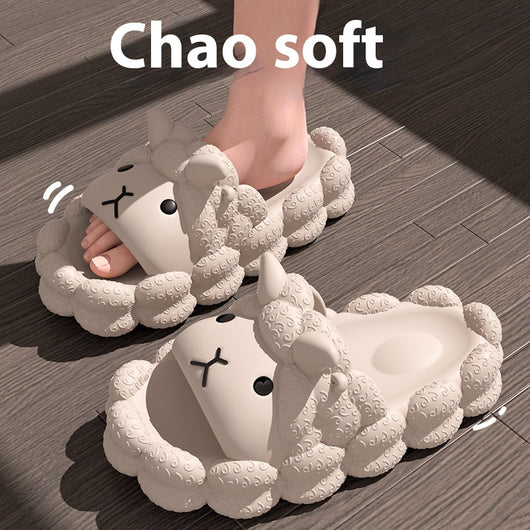 Sandalias y Pantuflas Cordero para Mujer - Comodidad de Verano - Image 8