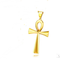 Cross-border e-commerce goods source, European and American glossy stainless steel ancient Egyptian Cross man Necklace Amulet Pendant Glad Big Chain