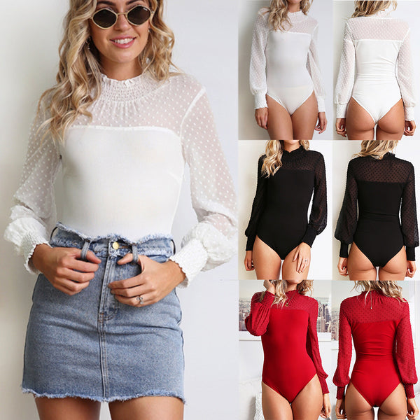 Jumpsuit de Manga Larga Elegante