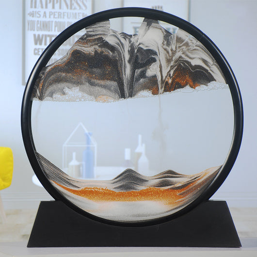 Cuadro de Madera con Efecto Arenas Movedizas en Vidrio - Image 3