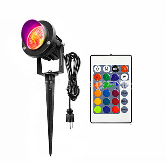 Foco LED RGB 10W con Control Remoto para Jardín y Árboles - Image 7