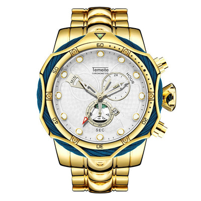 Reloj de Acero Inoxidable para Hombre con Movimiento de Cuarzo - Image 4