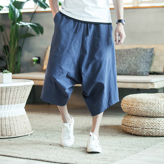 Pantalones Holgados de Corte Amplio con Cintura Baja