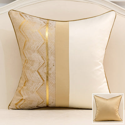 Almohada de Algodón con Patrón Geométrico - Image 3