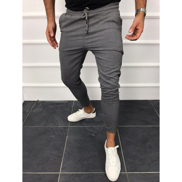 Pantalones de Chándal con Cordón Ajustable - Diseño Liso y Versátil