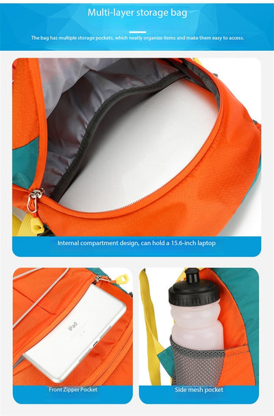 Mochila de Senderismo AZELA 20L Color Block - Ligera y Resistente - Image 16