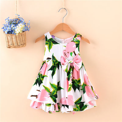 Vestido Princesa Niña Sin Mangas - Diseño Europeo Elegante - Image 2