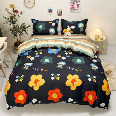 Conjunto de 4 Piezas en Algodón Estampado con Acabado Satinado - Image 11