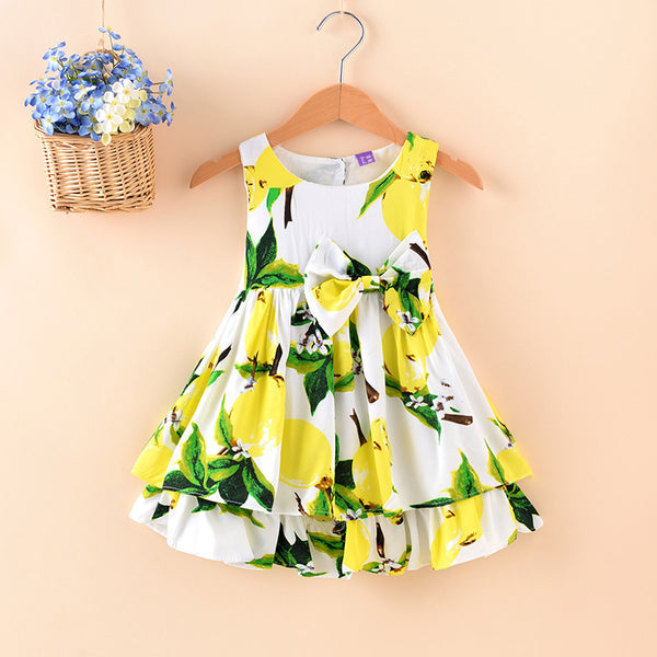 Vestido Princesa Niña Sin Mangas - Diseño Europeo Elegante