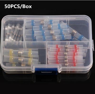 Terminales de Bloque Soldable Impermeables 50 Piezas