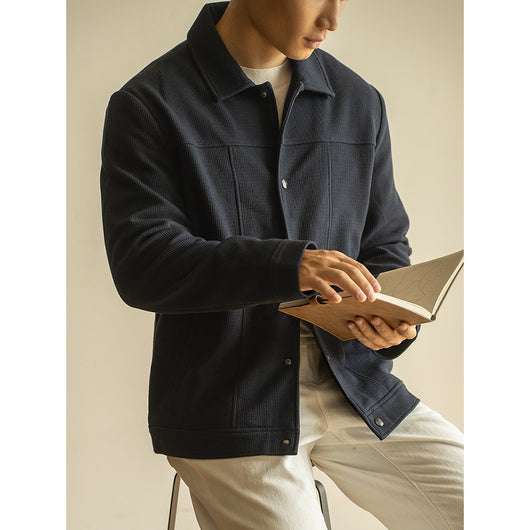 Abrigo Ejecutivo de Textura Americana para Hombre - Image 4