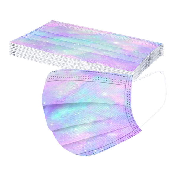 Kids' Disposable Tie-Dye Face Masks