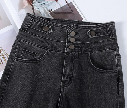 Jeans Cintura Alta Mujer Estilo Otoño - Image 12