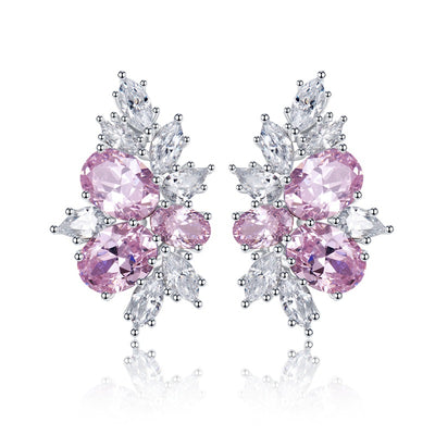 Aretes Ovalados de Plata con Corte Flor de Hielo - Image 7